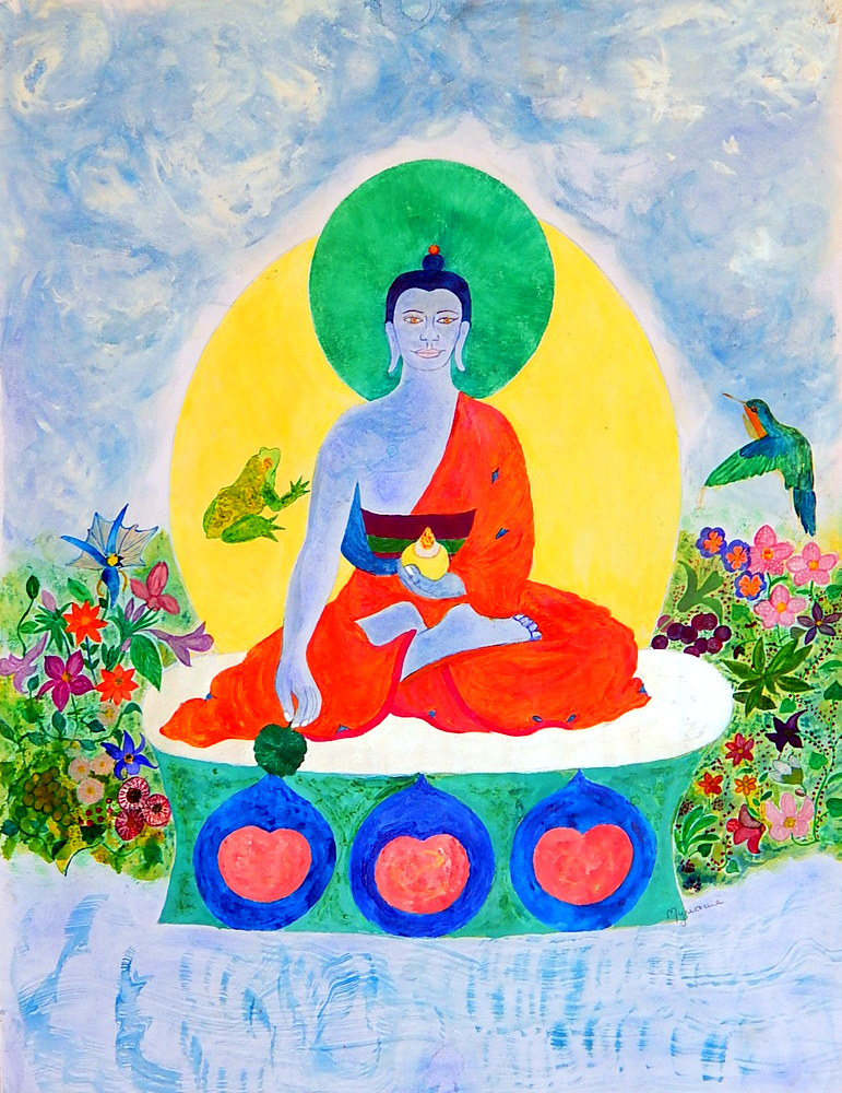 Blue Buddha