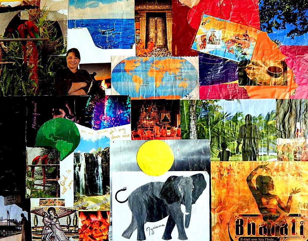 Collage of Brasil - India